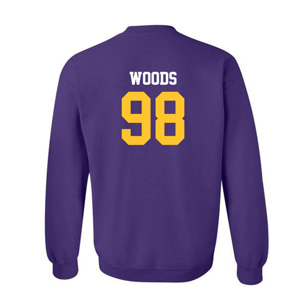 LSU - NCAA Football : Achilles Woods - Classic Shersey Crewneck Sweatshirt-1