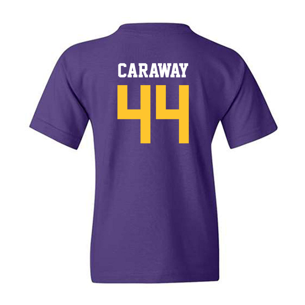 LSU - NCAA Baseball : Trent Caraway - Classic Shersey Youth T-Shirt-1