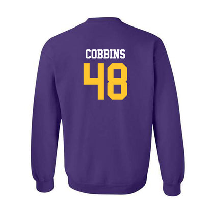 LSU - NCAA Football : Kolaj Cobbins - Classic Shersey Crewneck Sweatshirt-1