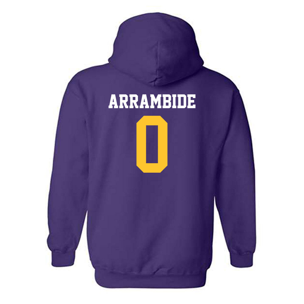 LSU - NCAA Baseball : Cade Arrambide - Classic Shersey Hooded Sweatshirt-1