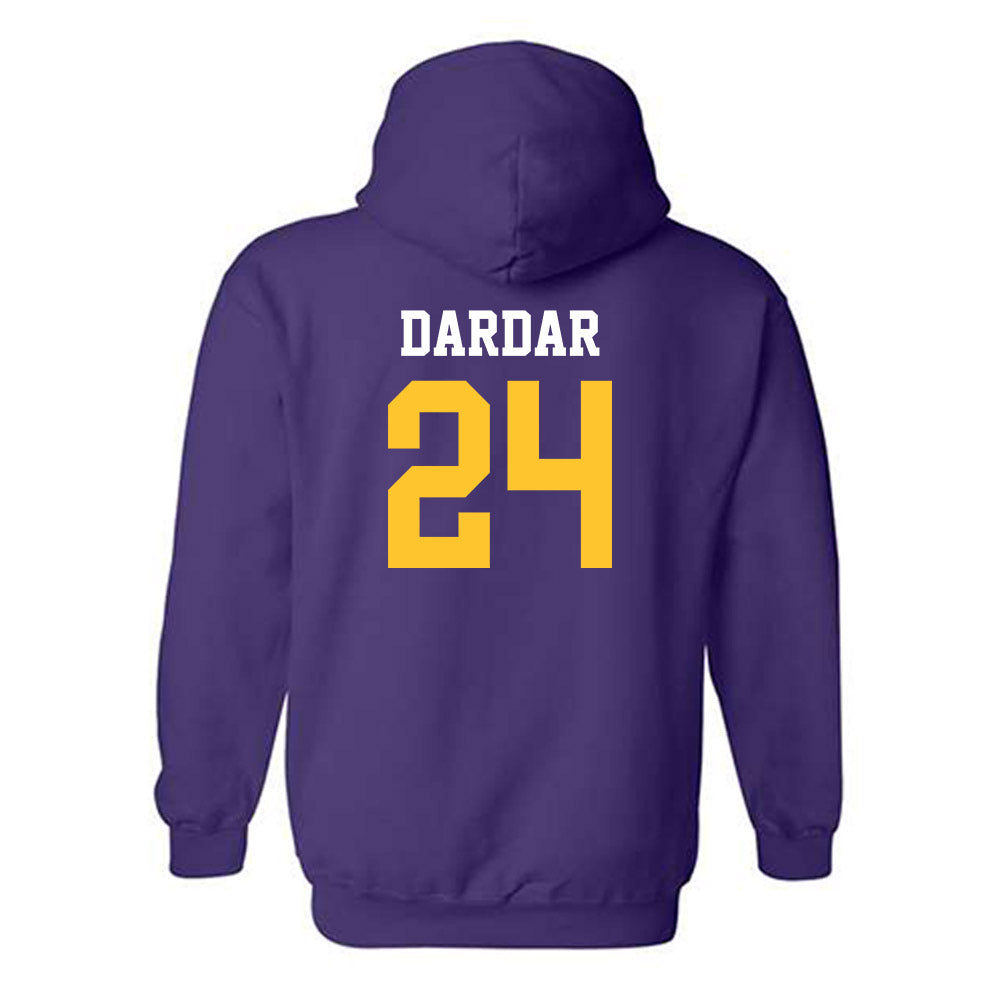 LSU - NCAA Baseball : Seth Dardar - Classic Shersey Hooded Sweatshirt-1