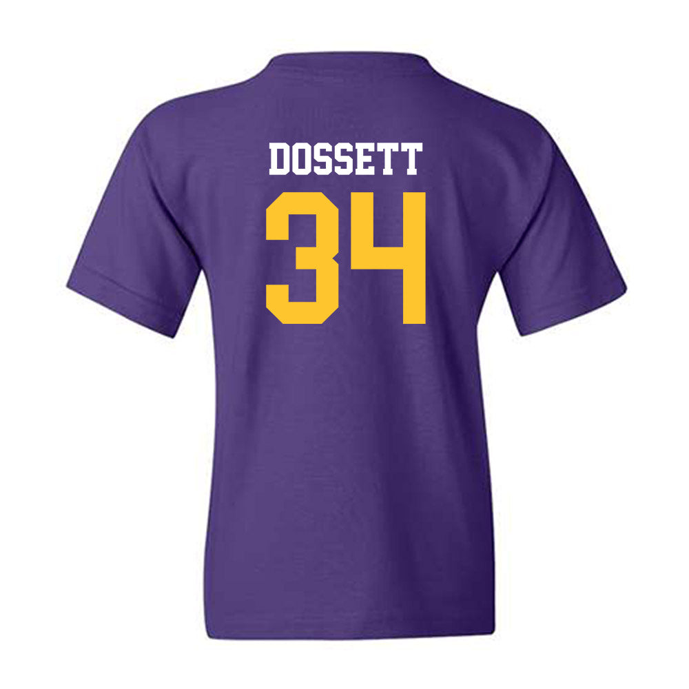 LSU - NCAA Football : Mason Dossett - Classic Shersey Youth T-Shirt-1