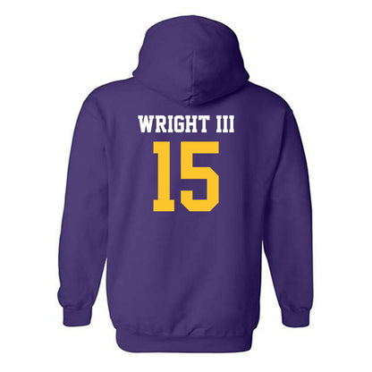 LSU - NCAA Football : Phillip Wright III - Classic Shersey Hooded Sweatshirt-1