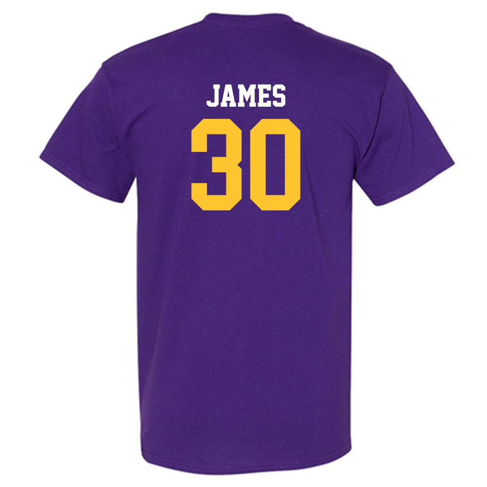 LSU - NCAA Football : Treylan James - Classic Shersey T-Shirt-1
