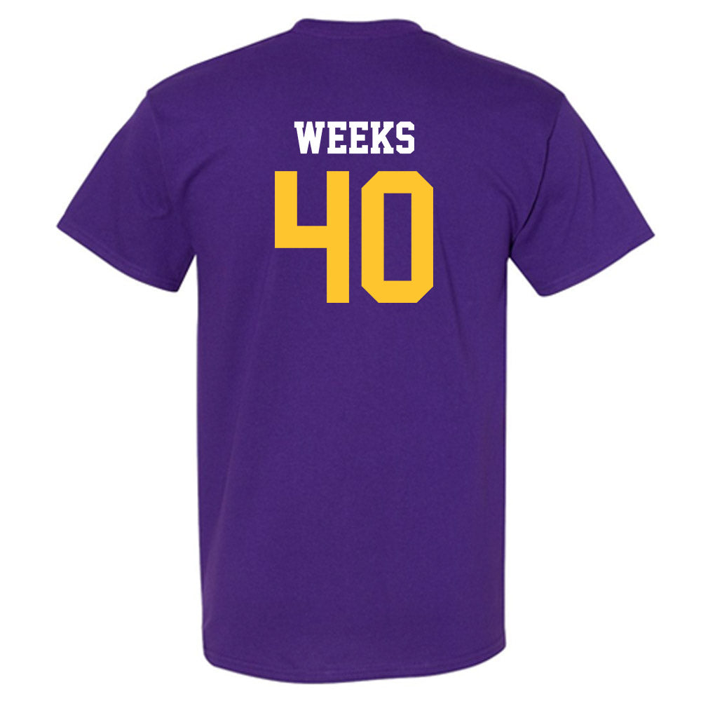 LSU - NCAA Football : Whit Weeks - Classic Shersey T-Shirt-1