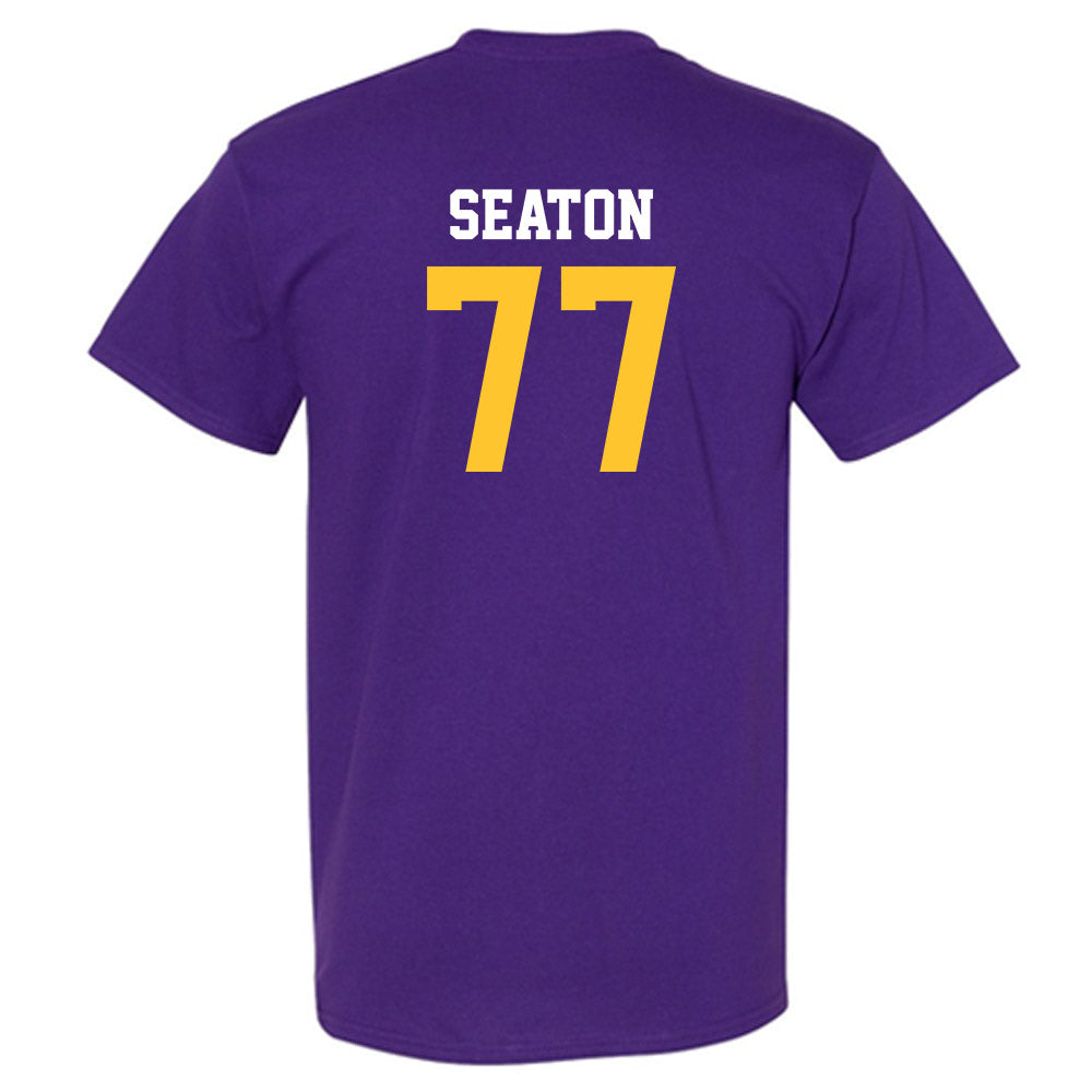 LSU - NCAA Football : Jordan Seaton - Classic Shersey T-Shirt-1