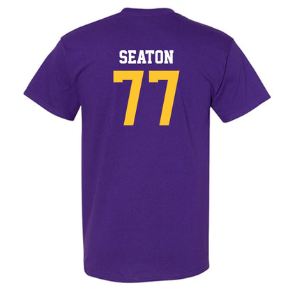 LSU - NCAA Football : Jordan Seaton - Classic Shersey T-Shirt-1
