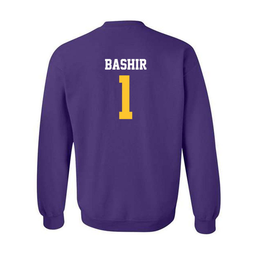 LSU - NCAA Men's Basketball : Abdi Bashir - Classic Shersey Crewneck Sweatshirt-1