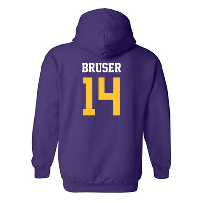 LSU - NCAA Women's Soccer : Annaleigh Bruser - Classic Shersey Hooded Sweatshirt-1