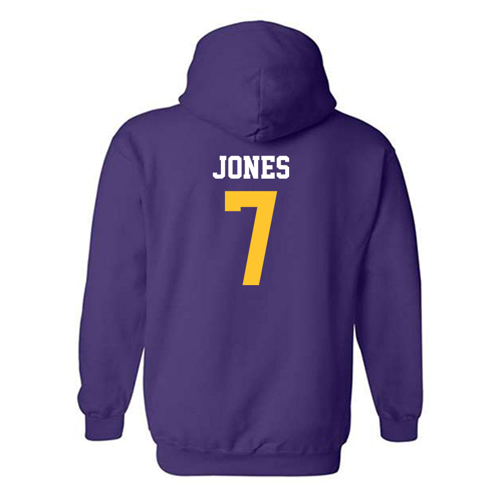 LSU - NCAA Women's Volleyball : Jessica Jones - Classic Shersey Hooded Sweatshirt-1