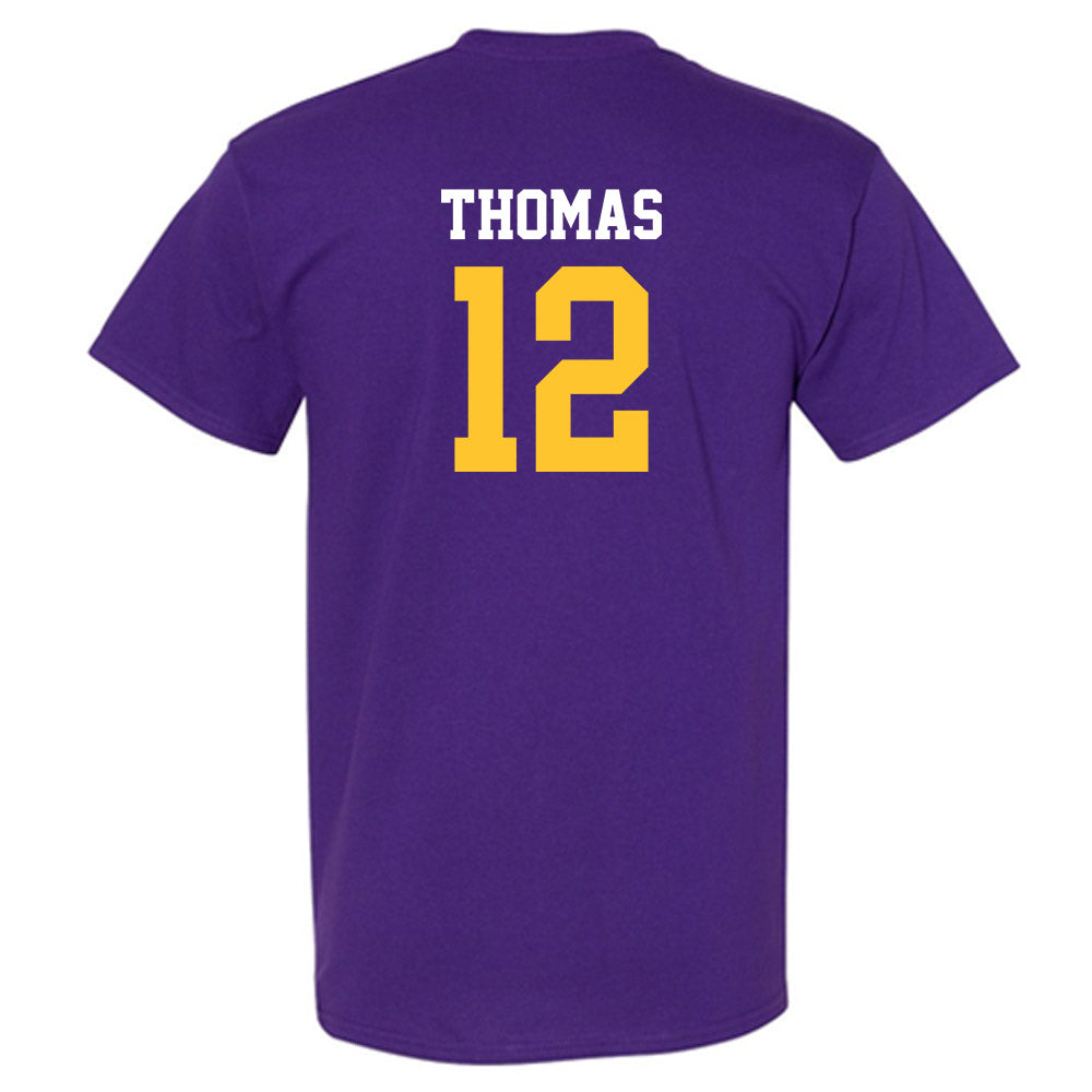 LSU - NCAA Football : Malachi Thomas - Classic Shersey T-Shirt-1