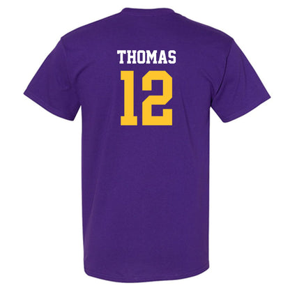 LSU - NCAA Football : Malachi Thomas - Classic Shersey T-Shirt-1