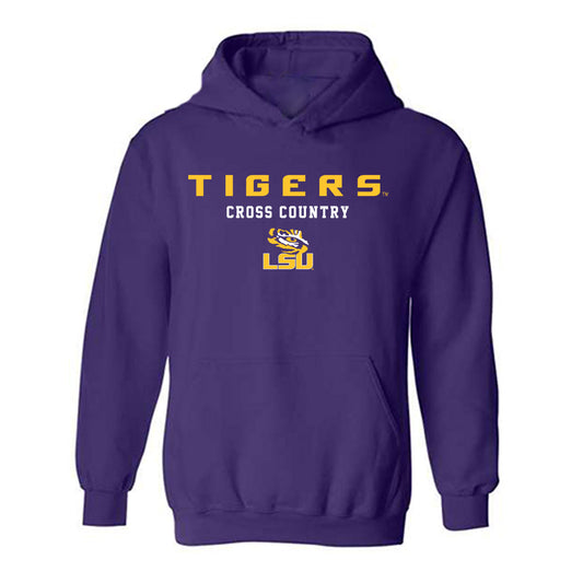 LSU - NCAA Men's Cross Country : Yuya Sawada - Classic Shersey Hooded Sweatshirt-0