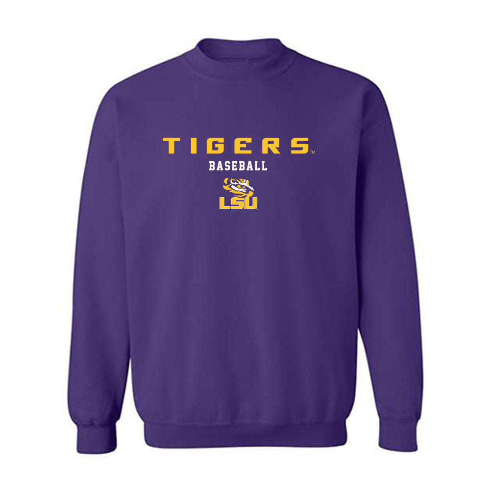 LSU - NCAA Baseball : John Pearson - Classic Shersey Crewneck Sweatshirt-0