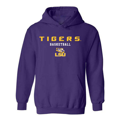 LSU - NCAA Men's Basketball : Mouhamed Dioubate - Classic Shersey Hooded Sweatshirt-0