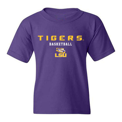 LSU - NCAA Men's Basketball : Divine-Collins Ugochukwu - Classic Shersey Youth T-Shirt-0