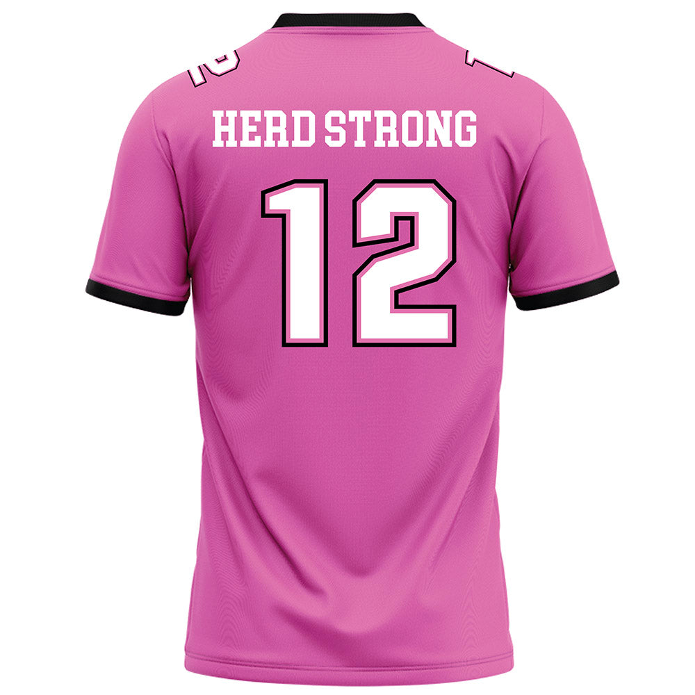 Marshall - NCAA Football : Louikenzy Jules - Football Jersey-1