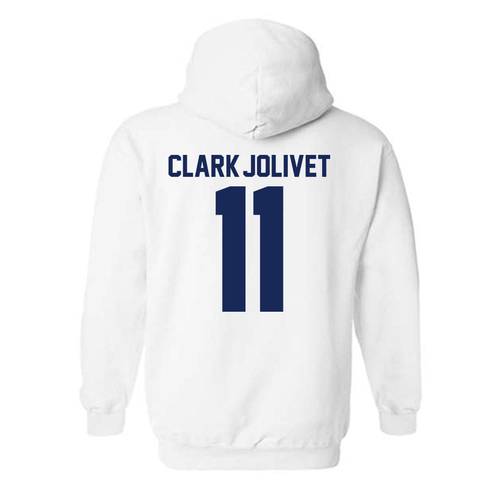 Rice - NCAA Football : Christopher Clark-Jolivet - Fashion Shersey Hooded Sweatshirt-1