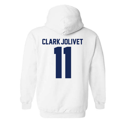 Rice - NCAA Football : Christopher Clark-Jolivet - Fashion Shersey Hooded Sweatshirt-1