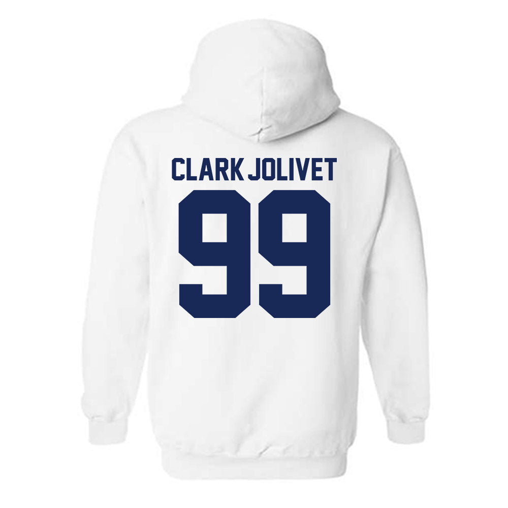 Rice - NCAA Football : Christopher Clark-Jolivet - Fashion Shersey Hooded Sweatshirt-1