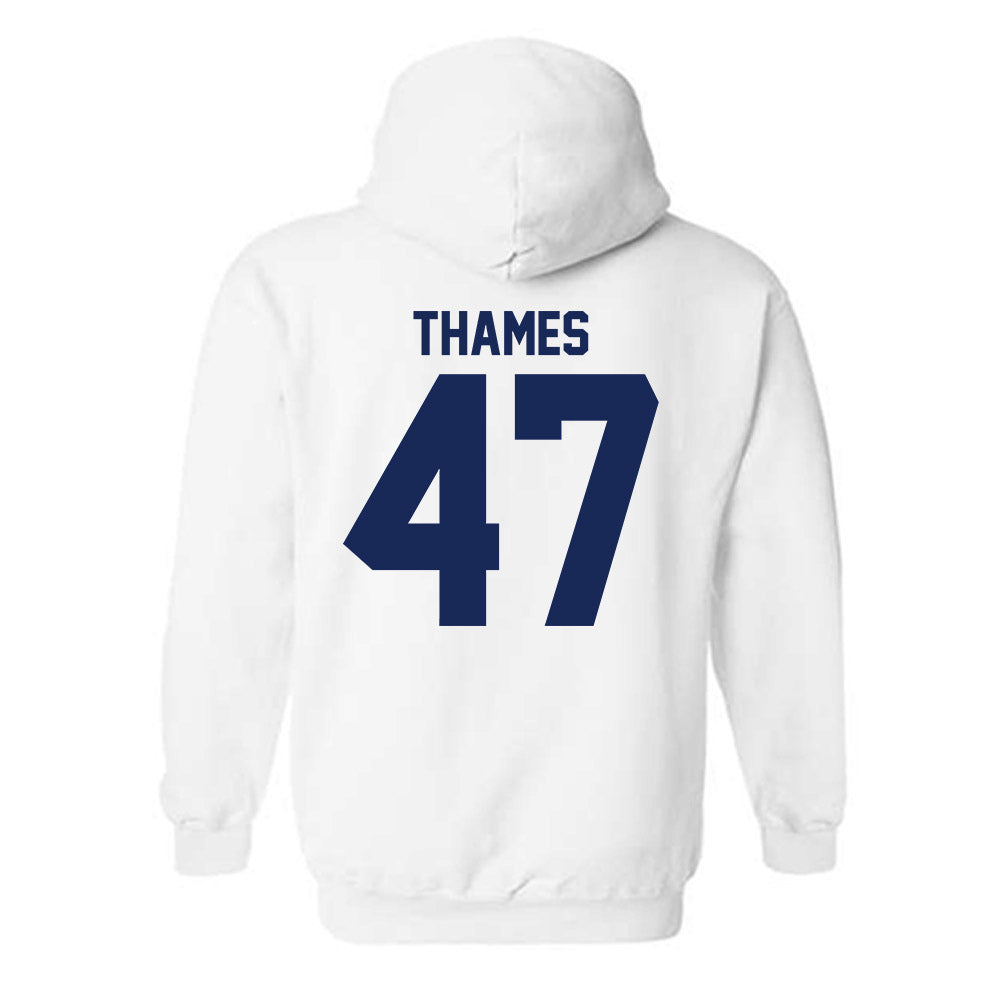 Rice - NCAA Football : Ty Thames - Fashion Shersey Hooded Sweatshirt-1