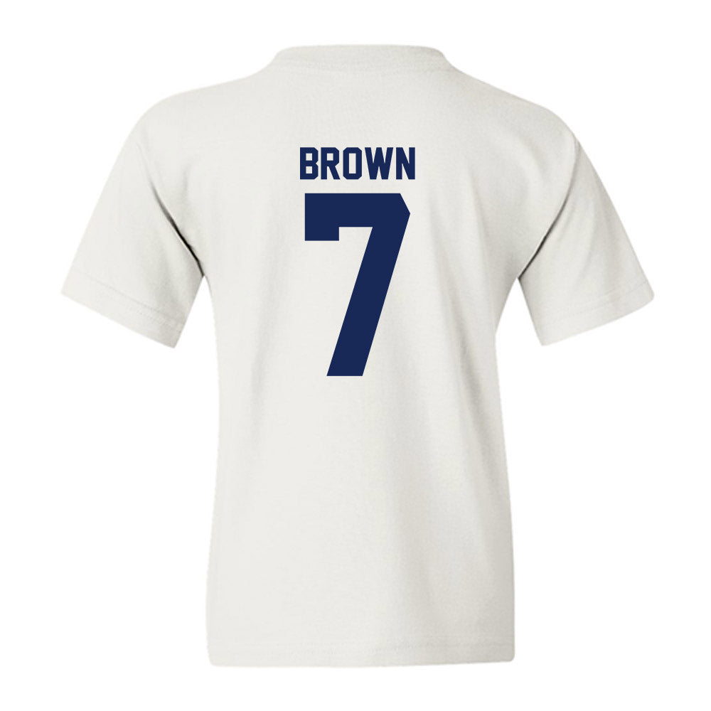 Rice - NCAA Football : Angelo "AJ" Brown - Fashion Shersey Youth T-Shirt-1