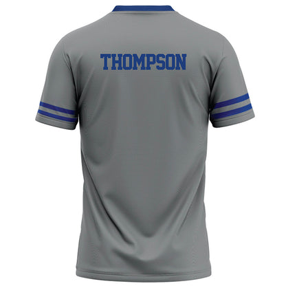 Memphis - NCAA Football : DeAngelo Thompson - Grey Football Jersey-1