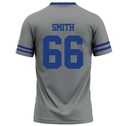 Memphis - NCAA Football : Carde Smith - Grey Football Jersey-1