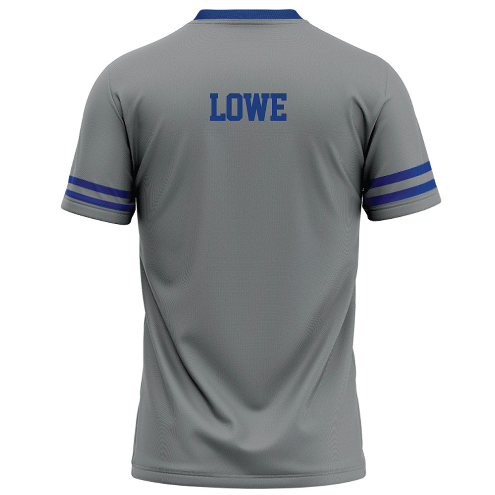 Memphis - NCAA Football : Devan Lowe - Grey Football Jersey-1