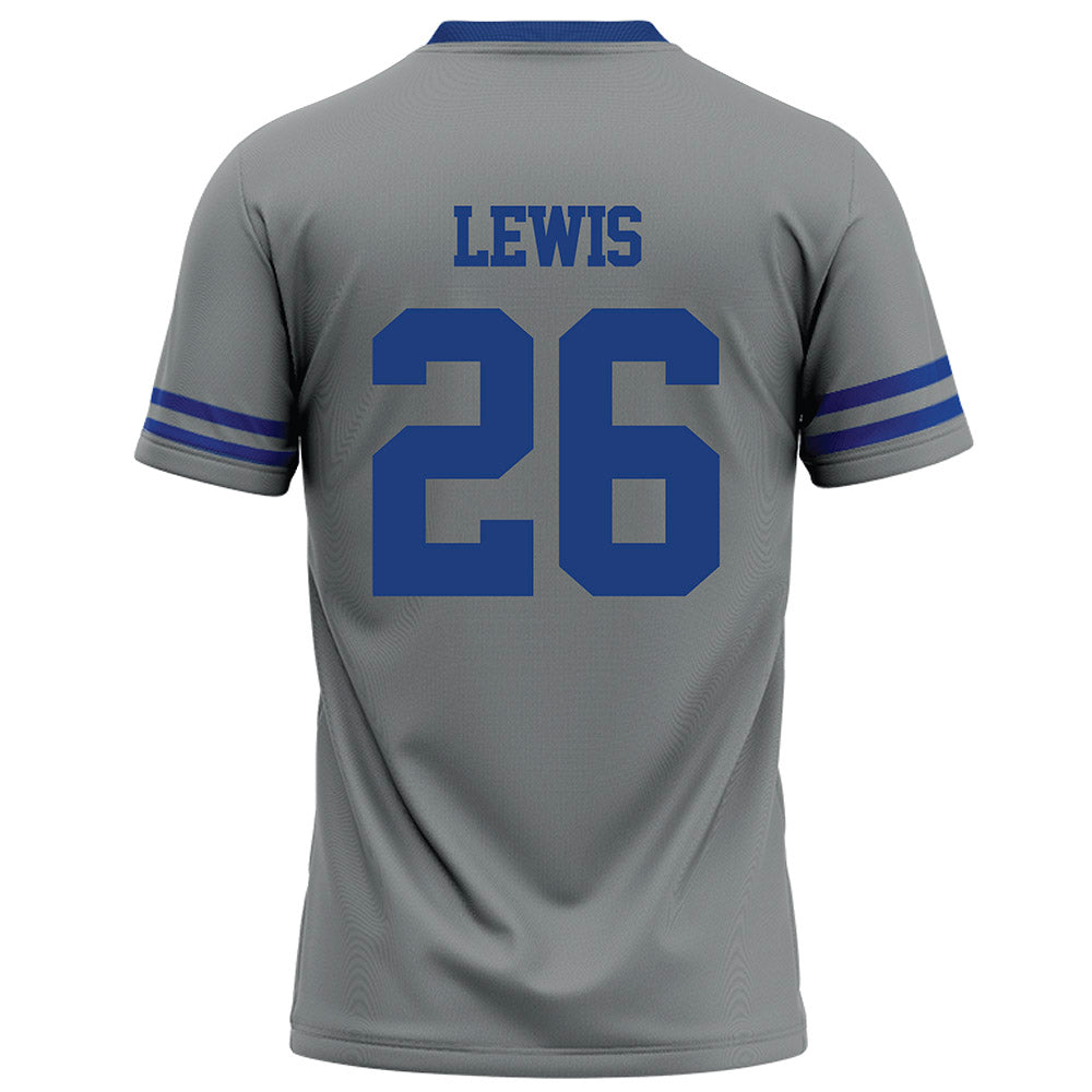 Memphis - NCAA Football : Jaylen Lewis - Grey Football Jersey-1