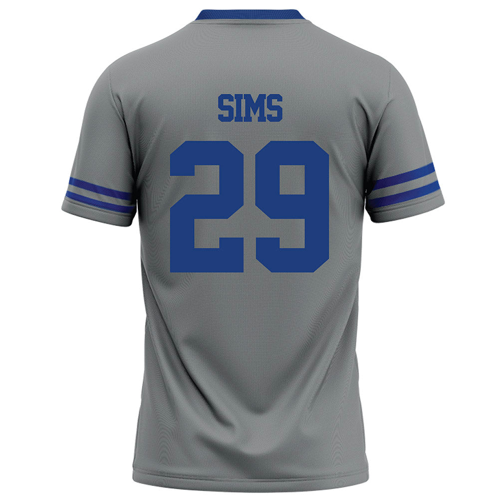 Memphis - NCAA Football : Tim Sims - Grey Football Jersey-1