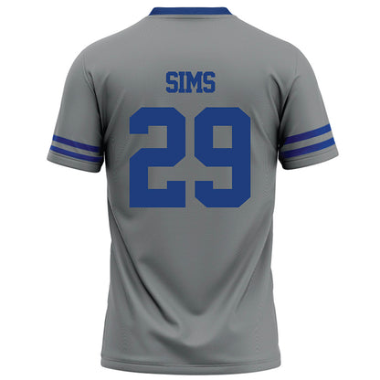 Memphis - NCAA Football : Tim Sims - Grey Football Jersey-1