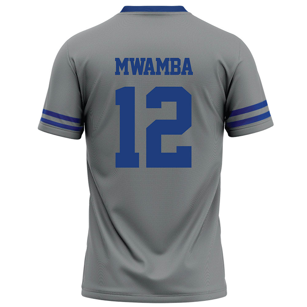 Memphis - NCAA Football : Beni Mwamba - Grey Football Jersey-1
