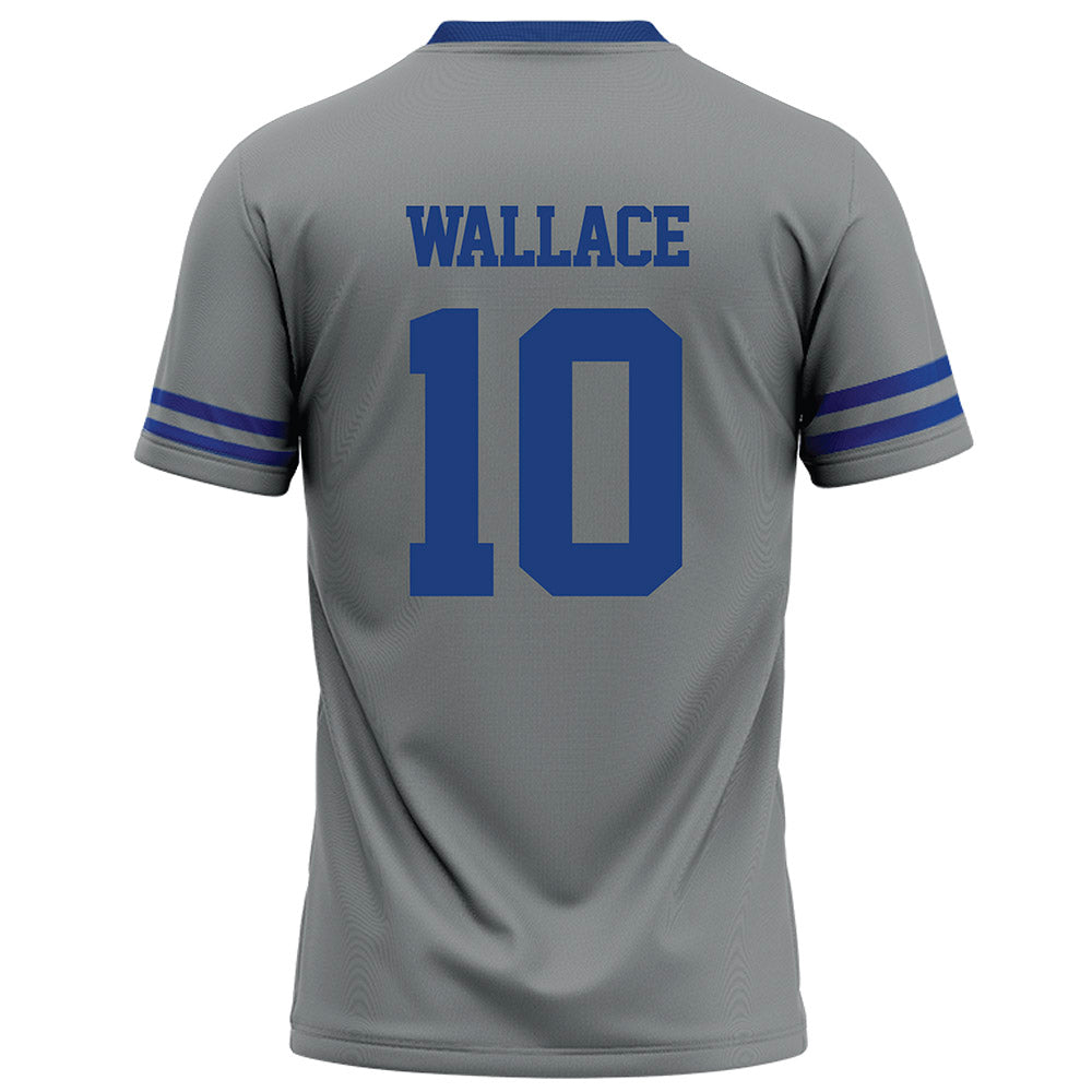 Memphis - NCAA Football : Justin Wallace - Grey Football Jersey-1