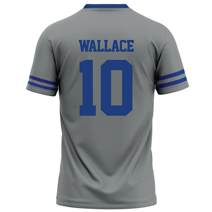 Memphis - NCAA Football : Justin Wallace - Grey Football Jersey-1
