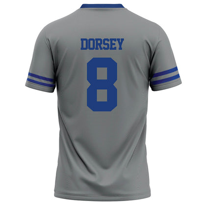 Memphis - NCAA Football : Bryce Dorsey - Grey Football Jersey-1