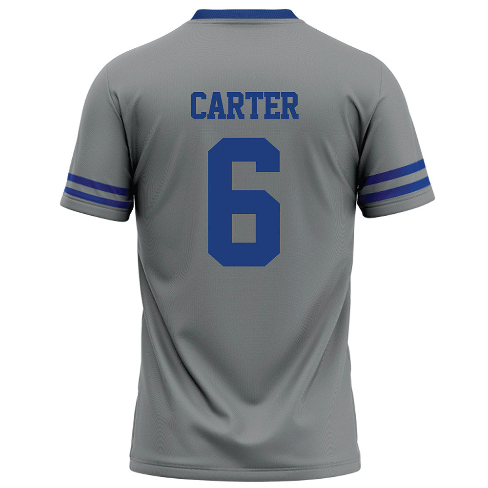 Memphis - NCAA Football : Jaylin Carter - Grey Football Jersey-1