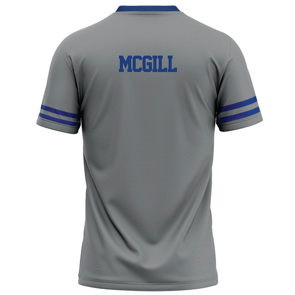 Memphis - NCAA Football : Isaiah McGill - Grey Football Jersey-1