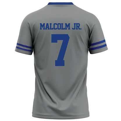 Memphis - NCAA Football : Darius Malcolm Jr. - Grey Football Jersey-1