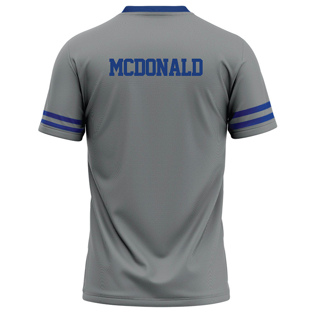 Memphis - NCAA Football : Trey McDonald - Grey Football Jersey-1