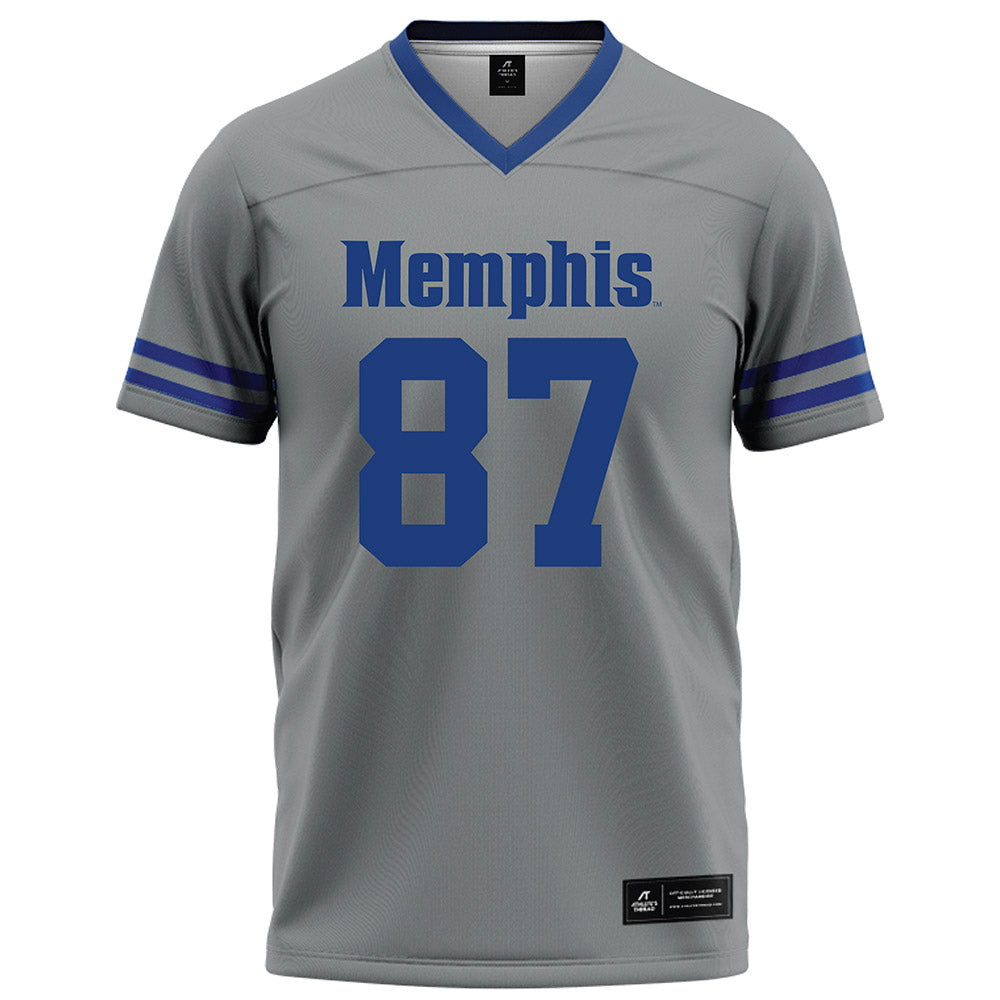 Memphis - NCAA Football : Garrett Essner - Grey Football Jersey-0