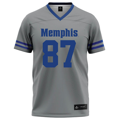 Memphis - NCAA Football : Garrett Essner - Grey Football Jersey-0