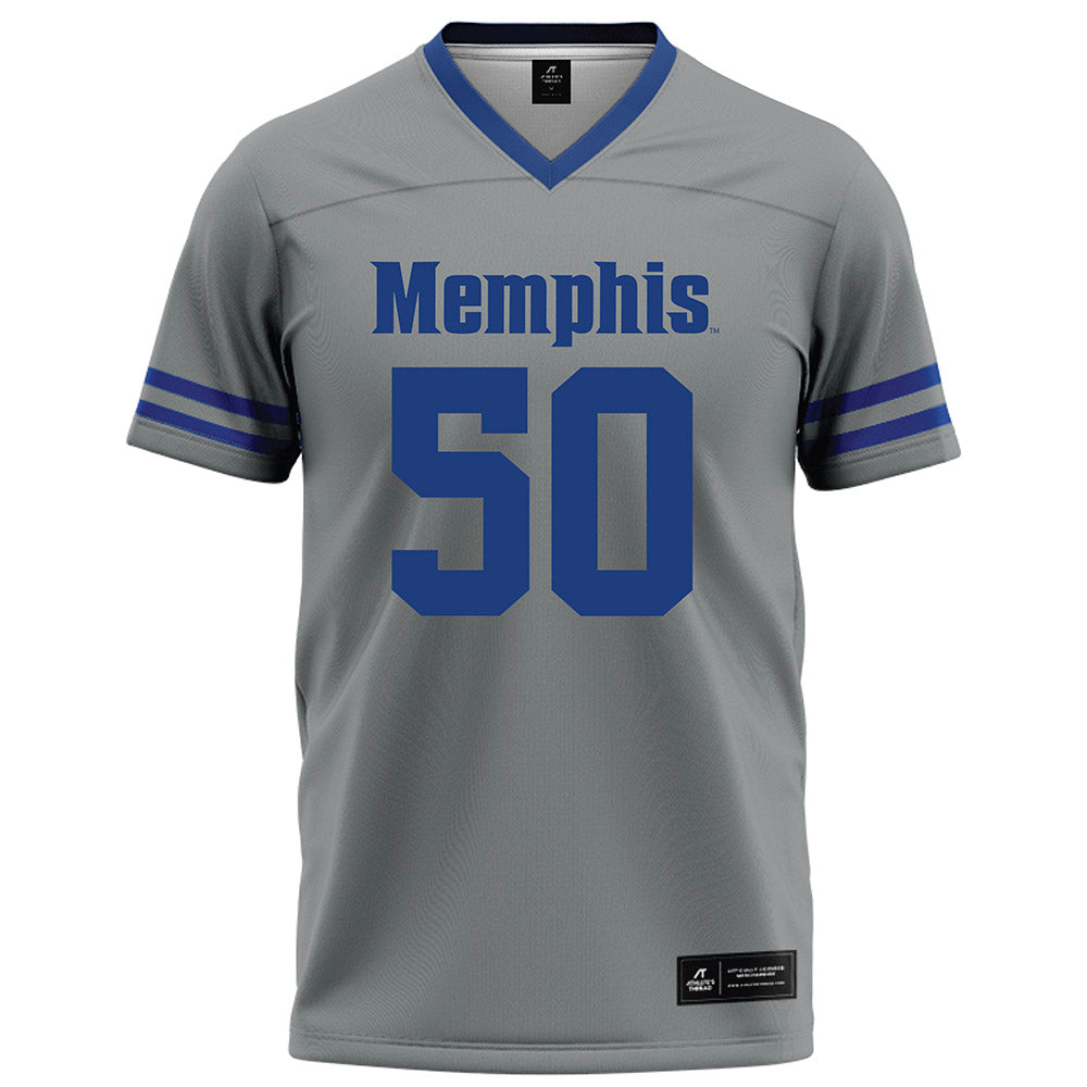 Memphis - NCAA Football : Koby Keenum - Grey Football Jersey-0
