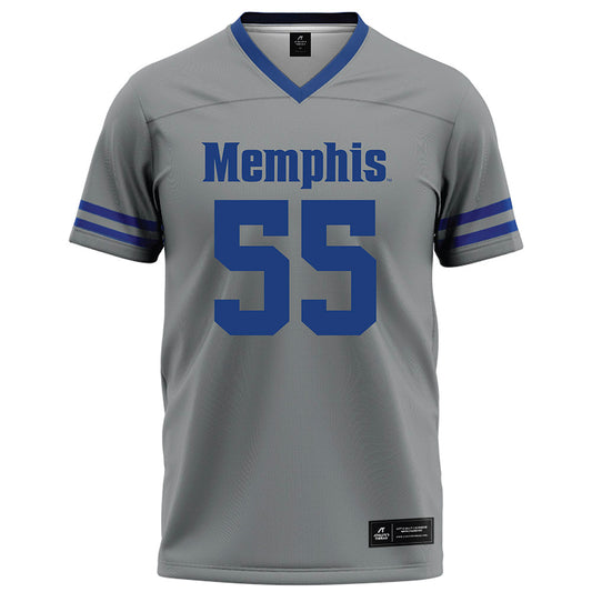 Memphis - NCAA Football : Maarten Woudsma - Grey Football Jersey-0