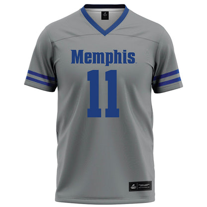 Memphis - NCAA Football : Jermane Hayes - Grey Football Jersey-0