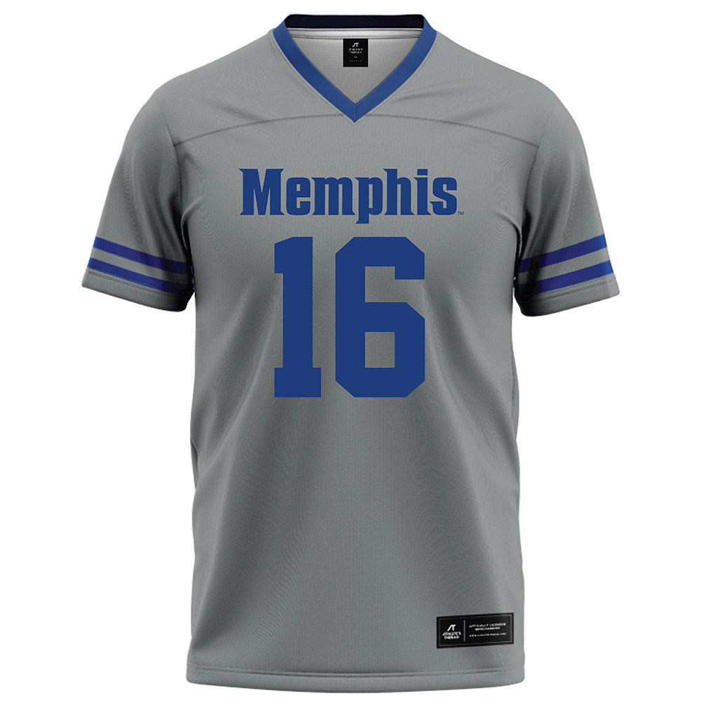 Memphis - NCAA Football : Chris Stokes - Grey Football Jersey-0