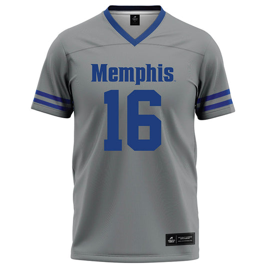 Memphis - NCAA Football : Chris Stokes - Grey Football Jersey-0