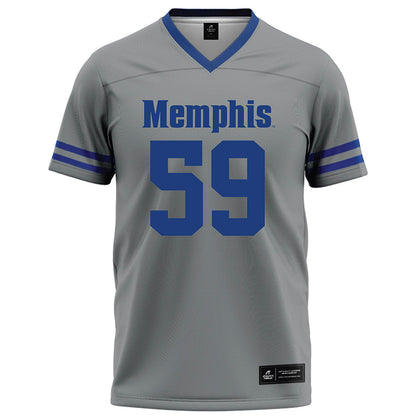 Memphis - NCAA Football : Aaron Karas - Grey Football Jersey-0