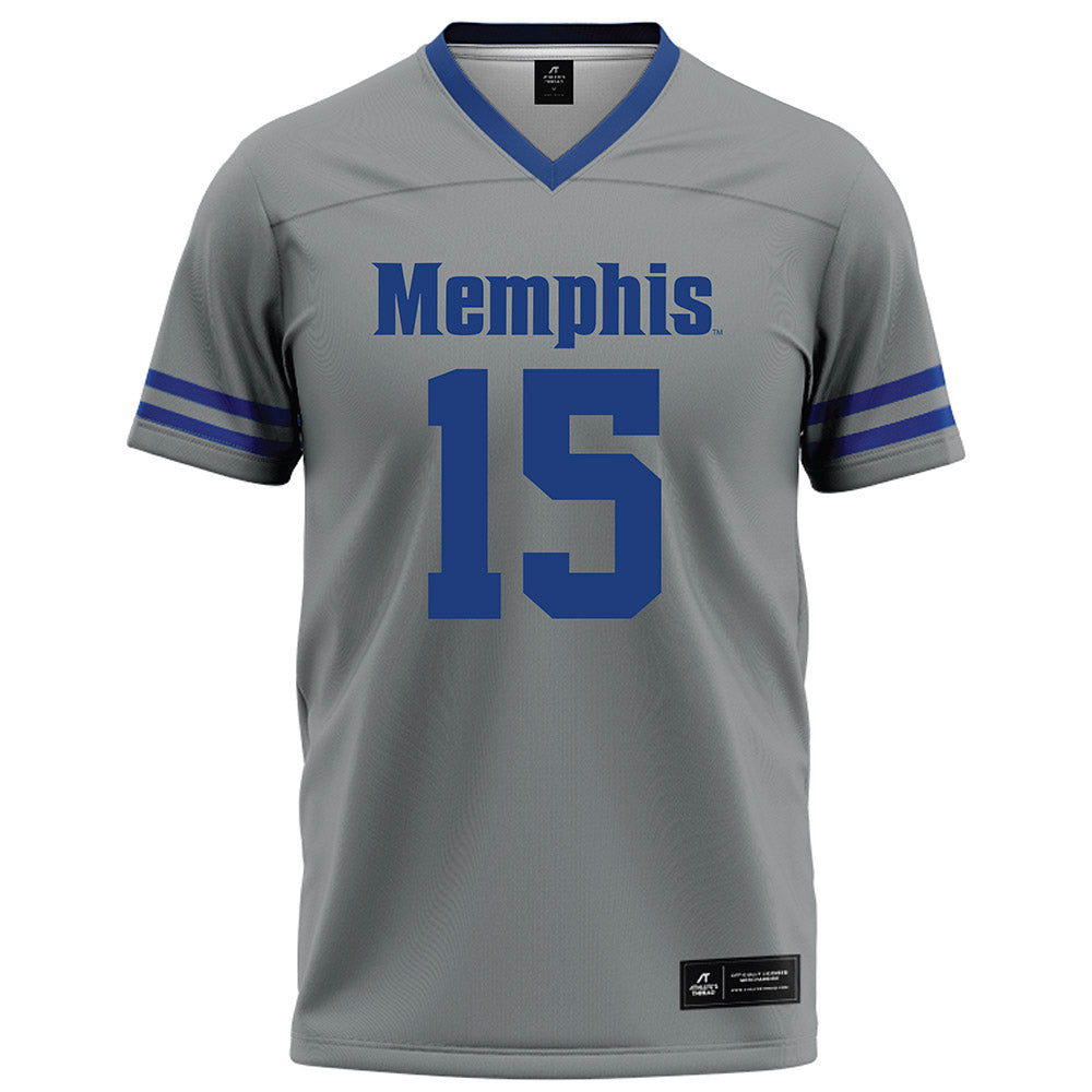 Memphis - NCAA Football : Gavin Owens - Grey Football Jersey-0