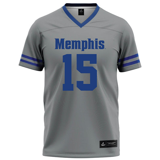 Memphis - NCAA Football : Gavin Owens - Grey Football Jersey-0
